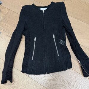 IRO Black Zip-Up jacket